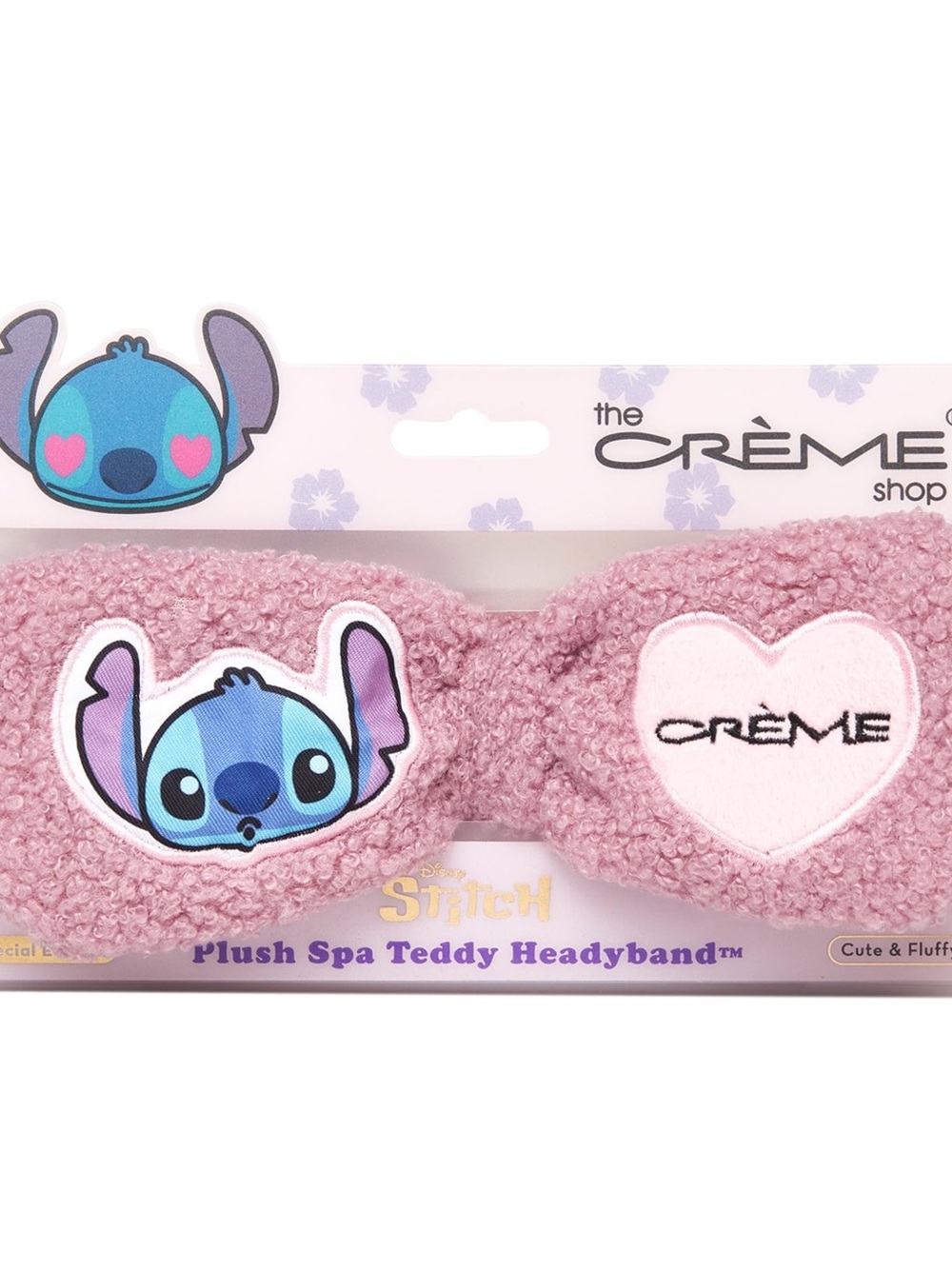 (NWT) Limited Edition! Lilo and stitch Plushie Spa Headband, Creme Shop